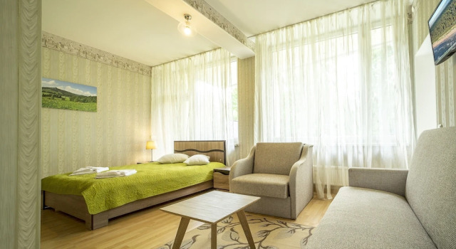 Двухместный номер Deluxe с балконом Санаторий «Ayurveda Palace Jurmala»
