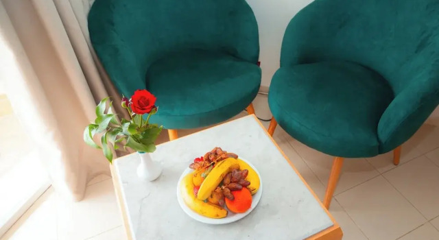 Трёхместный номер Standard с балконом и с видом на море Itropika Hôtel