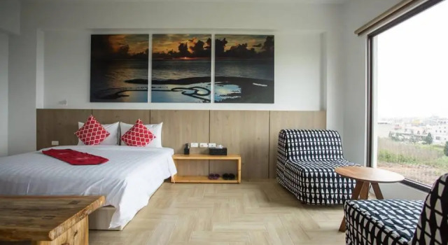 Camera doppia Standard con balcone e con vista mare Hsu One One B&B