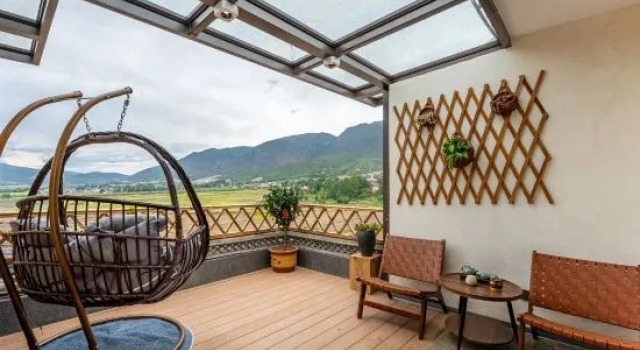 Люкс Rice Companionship Villa · Front Moon · Flora Rural Style Oriental Aesthetic Courtyard