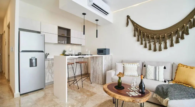 Modern and Boho 1BD/1 BR + Private Plunge Pool, Rezervasyon Otel Tulum havuzlu oteller, Yüzme Havuzu
