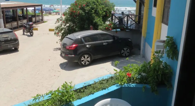 Четырёхместные апартаменты с балконом и с частичным видом на море Residencial Vila do Sol, Apartamentos com pé na areia