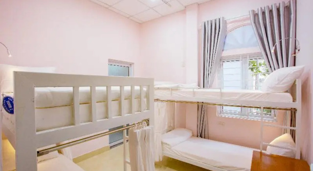 Кровать в общем номере DEE Homestay