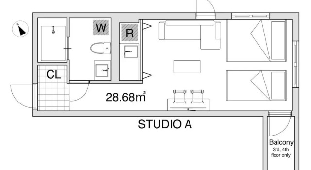 Студия VACATION INN HEIWAJIMA I