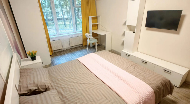Two-rooms apartment "Feathers", Réserver Appartement Moscou Russie, près de Métro Riazanski Prospekt