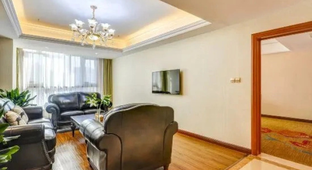 Двухместный люкс Deluxe с красивым видом из окна Vienna International Hotel (Gu'an New Airport)