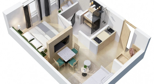 Апартаменты Deluxe One Bavaria Homes