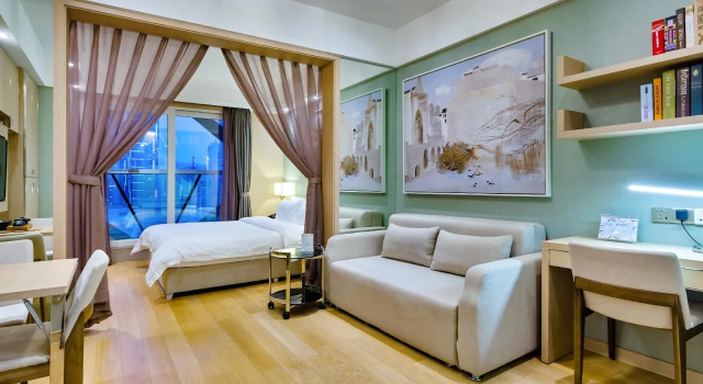 Hampton Apartments by Hilton Chengdu Chunxi Road, Buchen Sie Ferienwohnung Apartments in Chengdu, Ferienwohnung