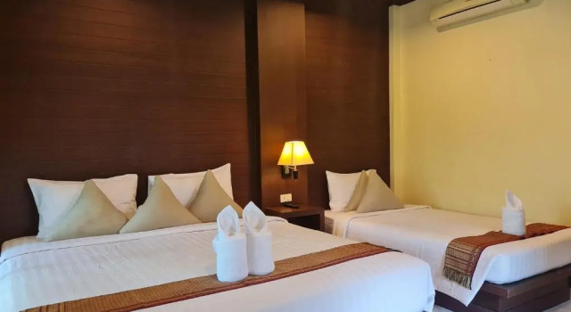 Трёхместный номер Standard с видом на сад Clean Beach Resort