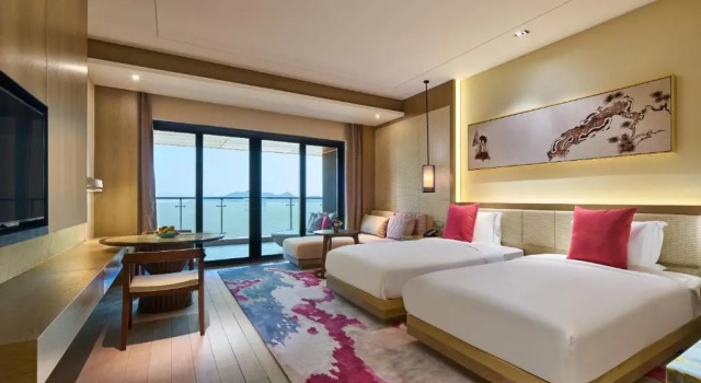 Двухместный номер Superior с видом на океан Crowne Plaza Ningbo Xiangshan Sea View by IHG