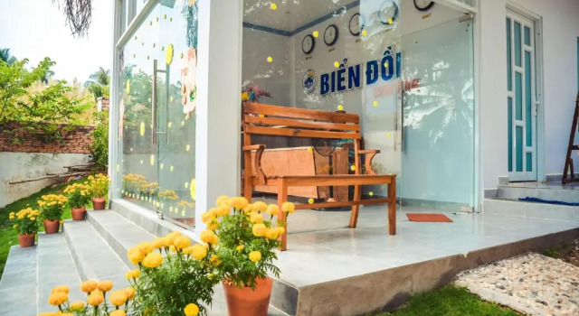 Bungalow Bien Doi, Book Villa Sommerhuse i Mekong Delta, Hytte