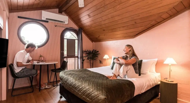 Двухместный номер Standard с балконом Aquarius Backpackers Resort