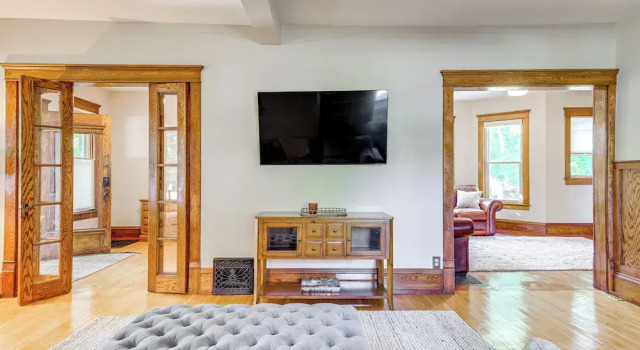Near Lake: Historic Boyne City Home w/ Fire Pit!, Prenota Hotel Boyne City 