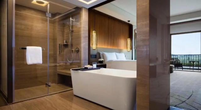 Двухместный номер Guest с балконом и с видом на сад JW Marriott Hotel Zhejiang Anji