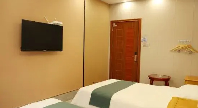 Кровать в общем номере Xiangshang Shanshui Boutique lnn