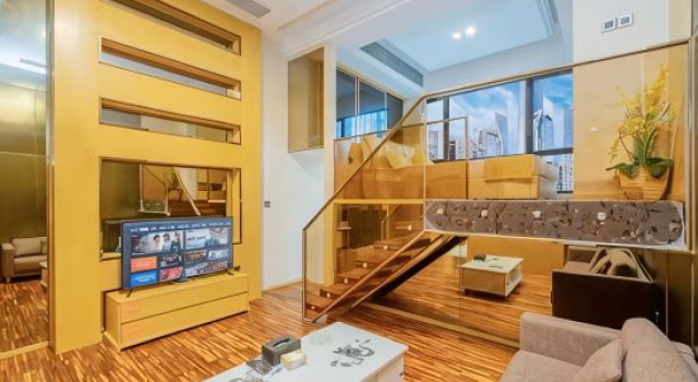 Люкс Business Дуплекс с 3 комнатами Wanhao Max Hotel (Baoli Zhongda Square Huacheng Square Branch Guangzhou)