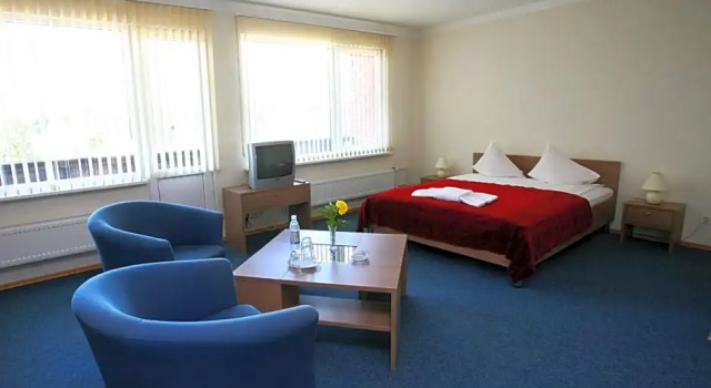Habitación doble Confort con balcón Hotel Dobele