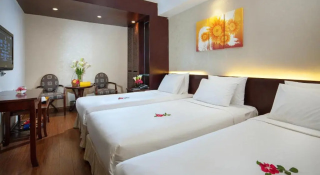 Трёхместный номер Superior Dragon Pearl Hotel Hanoi
