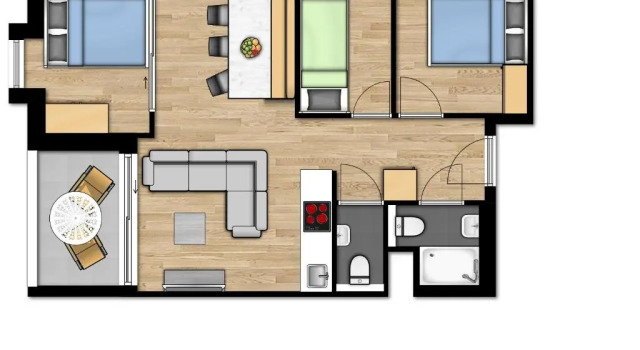 Люкс Comfort с 3 комнатами Holiday Suites Jabbeke - Klein Strand