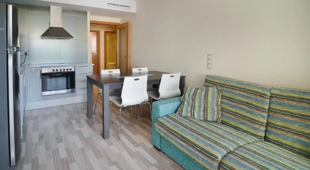 Апартаменты с 2 комнатами с балконом и с видом на сад Ornis Apartments Platja