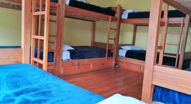 Кровать в общем номере Community Hostel Quito