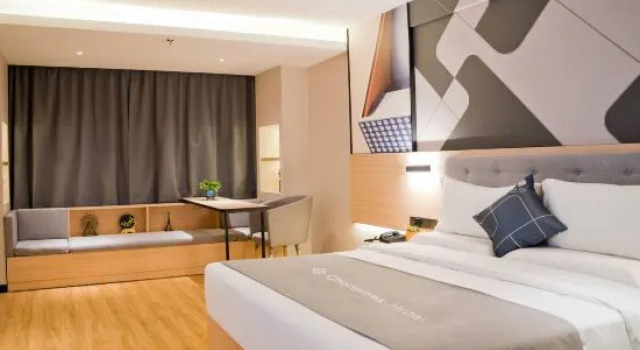 Люкс Deluxe Xi Hotel·Shenzhen Main Anhai Yafen CityXin'an Park Subway Station