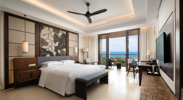 Luksusowy pokój z widokiem na ocean Hilton Wenchang