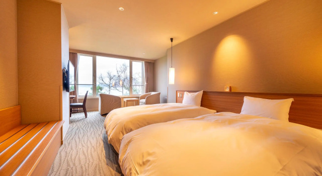 Двухместный номер с видом на озеро Toyako Manseikaku Hotel Lakeside Terrace