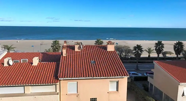 Номер Standard с видом на море Le Regina Hôtel et restaurant Canet-plage