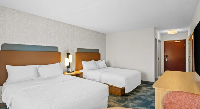 Четырёхместный номер Standard Hampton Inn & Suites Detroit-Canton