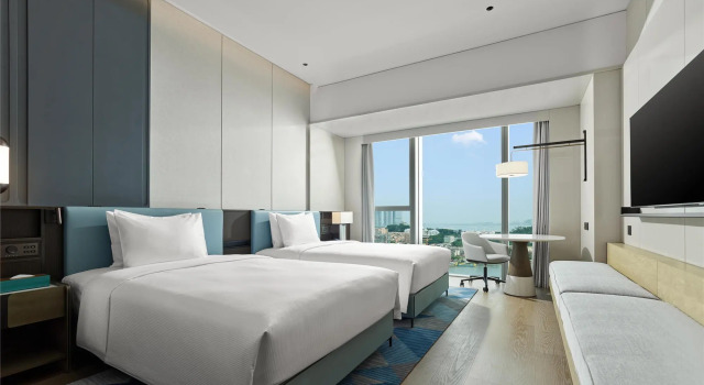Двухместный номер Deluxe с видом на море Hilton Zhuhai