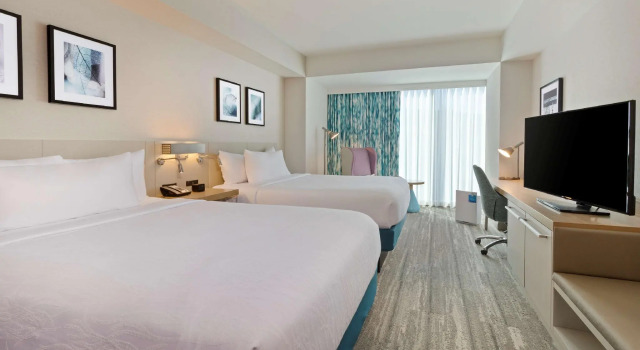 Четырёхместный номер Standard Hilton Garden Inn Boston Brookline, Ma
