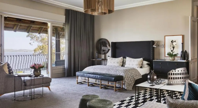 Люкс с видом на озеро The Thatch House Hermanus