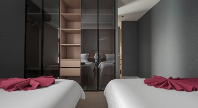 Семейный люкс с 2 комнатами Minyue Xiaozhu Designer Garden B&B (Gongchen Tower Branch) in Weishan Ancient City