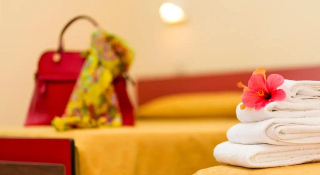 Пятиместный номер Standard с балконом Hotel Garden