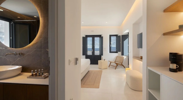 Santorini Vinery House, Prenota Affittacamere Hotel a Paro con piscina, Piscina