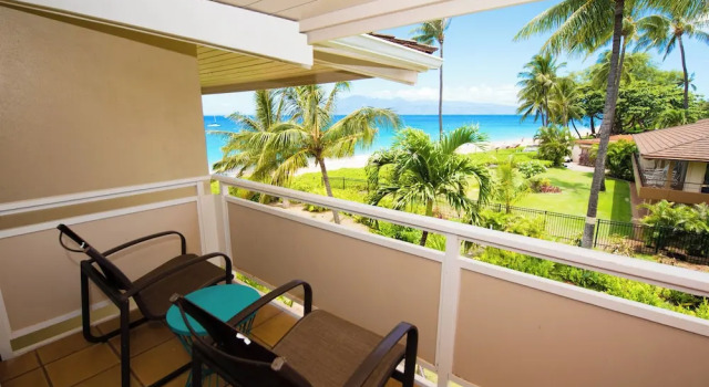 Четырёхместный номер Standard с видом на океан Kaanapali Ocean Inn