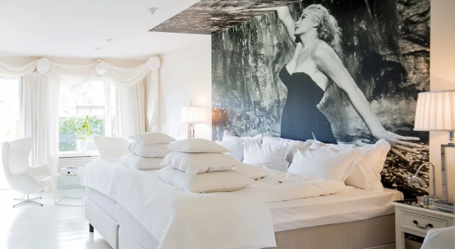 Suite 1 camera da letto con balcone Bomans Hotell i Trosa