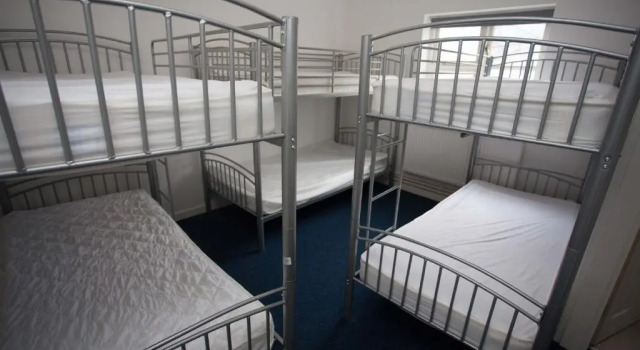 Кровать в общем номере The Heights Bunkhouse