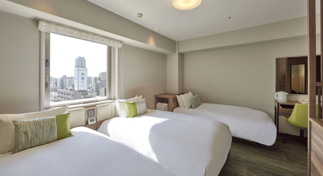 Трёхместный номер Hearton Hotel Shinsaibashi Nagahoridouri