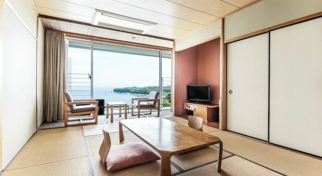 Номер Standard с балконом и с видом на море Spa and Resort Hotel Solage Oita Hiji Beppuwan