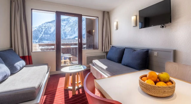 Апартаменты c 1 комнатой с балконом и с видом на горы Résidence Pierre & Vacances La Daille