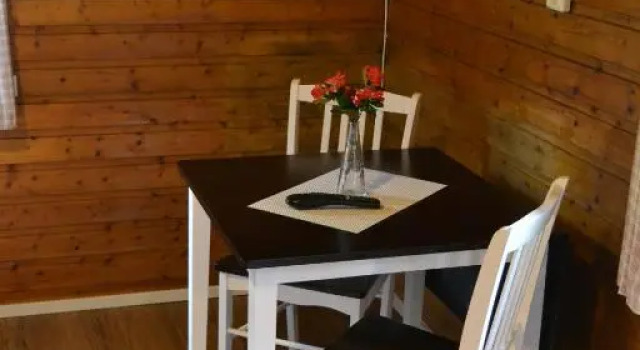 Коттедж с красивым видом из окна Doro Camping Lappland