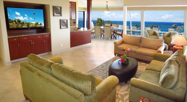 Kapalua Bay Villa 17b2 Gold Ocean View, Забронировать Вилла Отели Капалуа с бассейном, рядом с Пляж Kapalua Beach, Бассейн