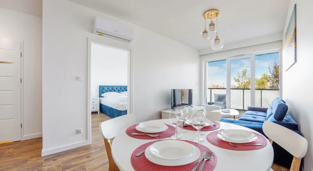 Апартаменты с видом на море Prywatne apartamenty w obiekcie Ustronie Apartments, Sun & Snow