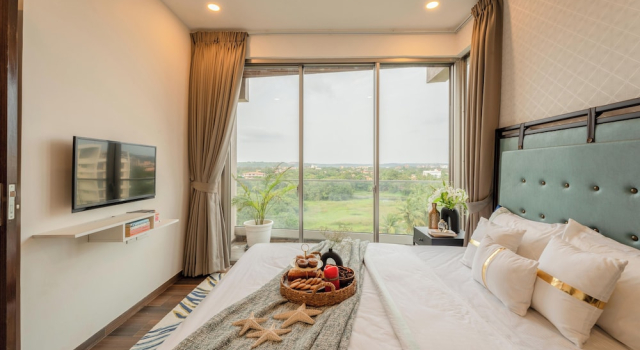 Staymaster Flabris 3BHK Apartment, Boek Appartement Hotels in Noord-Goa met parkeren, Parkeren