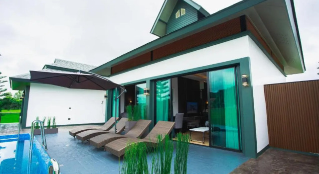 Номер Standard с видом на бассейн Pim Pool Villa Nan