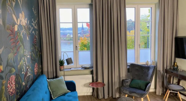 Люкс с видом на реку Rhein-Suites Boppard