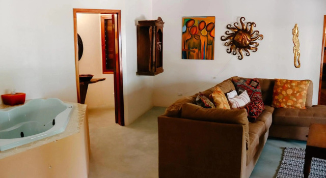 Villa Ruby, Book Villa Sommerhuse i Belize Province, Hytte