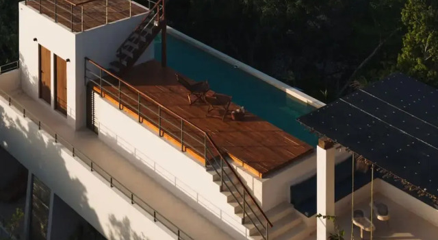 Апартаменты Luxury Jungle Retreat Sleeps 10 Rooftop Pool